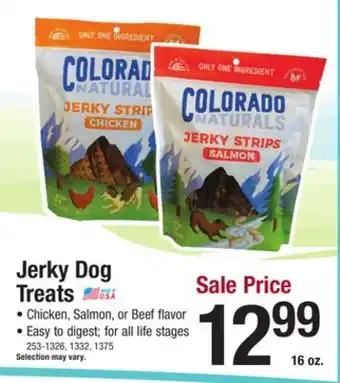 Menards Colorado Naturals Chicken Jerky Dog Treats - 16 oz offer