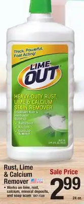 Menards Lime Out Rust, Lime & Calcium Stain Remover - 24 oz offer