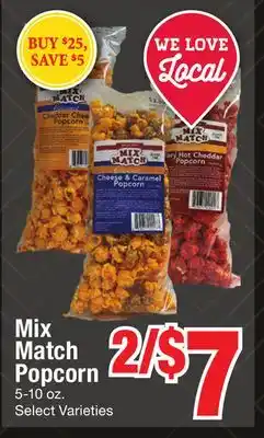 Jewel-Osco Mix Match Popcorn offer