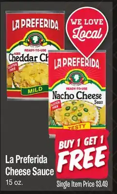 Jewel-Osco La Preferida Cheese Sauce offer