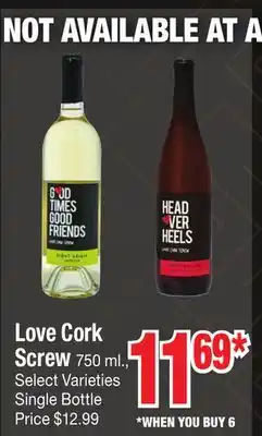 Jewel-Osco Love Cork Screw offer