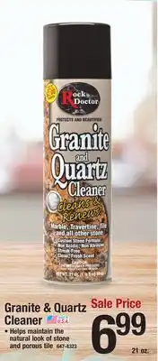 Menards Rock Doctor Granite & Quartz Cleaner - 21 oz offer