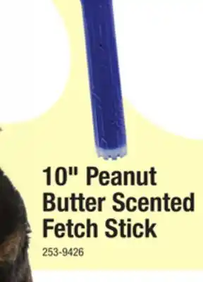 Menards Nerf Dog 10 Blue Peanut Butter Super Scent Stick Dog Toy offer
