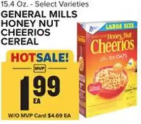 Food Lion General Mills Honey nut Cheerios Cereal 15.4 oz offer