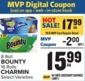 Food Lion Bounty, Charmin Ultra offer