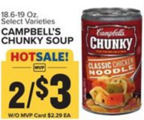 Food Lion Campbell's Chunky Soup offer