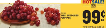 Food Lion Red Seedless Grapes offer