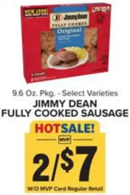 Food Lion Jimmy Dean Fully Cooked Sausage 9.6 oz offer