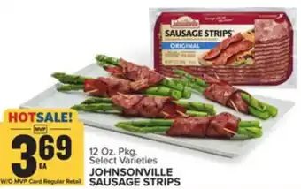 Food Lion Johnsonville Sausage Strips 12 oz offer