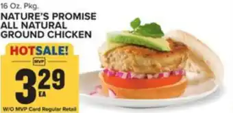Food Lion Nature's Promise All Natural Ground Chicken 16 oz offer
