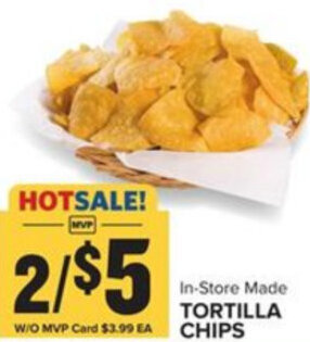 Food Lion Tortilla Chips offer