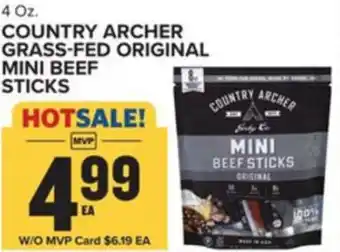 Food Lion Country Archer Grass-Fed Original Mini Beef Sticks offer