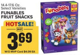 Food Lion Funables Fruit Snacks offer