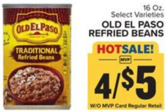 Food Lion Old El Paso Refried Beans offer