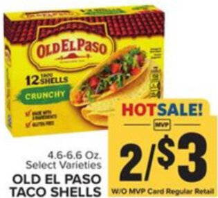 Food Lion Old El Paso Taco Shells offer
