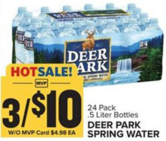 Food Lion Deer Park Spring Water offer