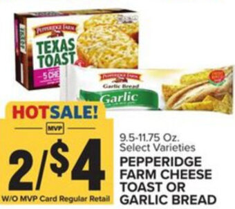 Food Lion Pepperidge Farm Cheese Toast Or Garlic Bread offer