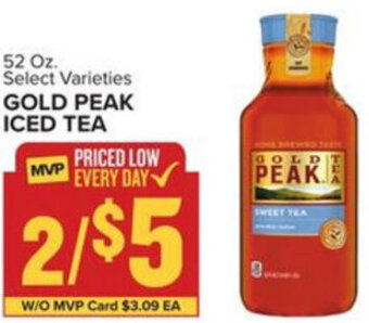 Food Lion Gold Peak Iced Tea 52 oz offer