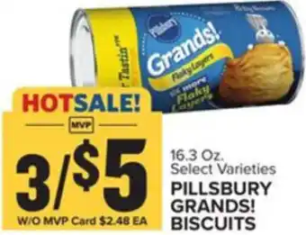Food Lion Pillsbury Grands! Biscuits 16.3 oz offer