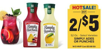Food Lion Simply Ades Or Punches offer