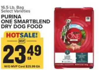 Food Lion Purina One Smartblend Dry Dog Food offer