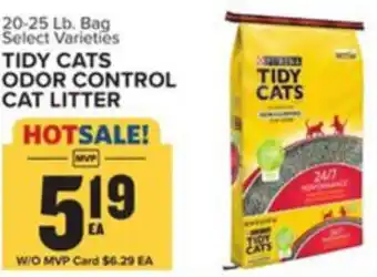 Food Lion Tidy Cats Oder Control Cat Litter offer