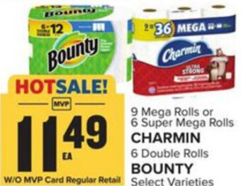 Food Lion Charmin Or Bounty offer