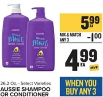 Food Lion Aussie Shampoo or Conditioner 26.2 oz offer
