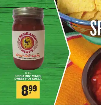 Food Lion Screamin' Mimi's Sweet Hot Salsa 16 oz offer