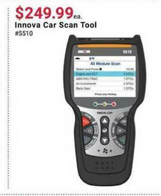 Pep Boys Innova Car Scan Tool offer