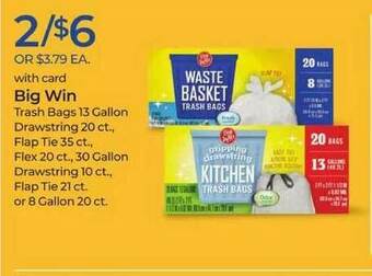 Rite Aid Big Win Trash Bags offer