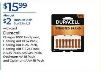 Rite Aid Duracell offer