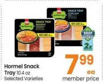 Safeway Hormel Snack Tray offer