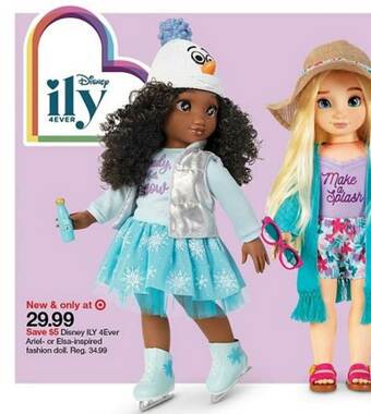 Target Disney Ily 4ever Ariel- Or Elsa-inspired Fashion Doll offer