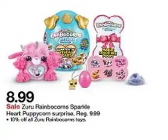 Target Zuru Rainbocoms Sparide Heart Puppycom Surprise offer