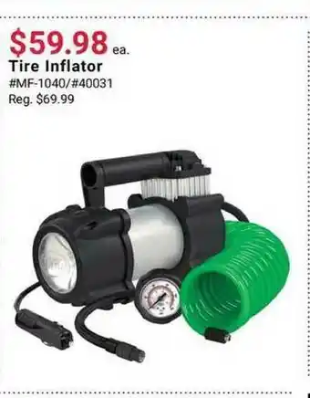 Pep Boys Tire Inflator offer