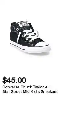Kohl's Converse Chuck Taylor All Star Street Mid Kid's Sneakers offer
