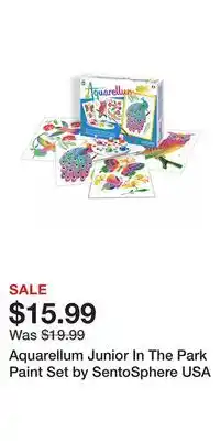 Kohl's Aquarellum Junior In The Park Paint Set by SentoSphere USA offer