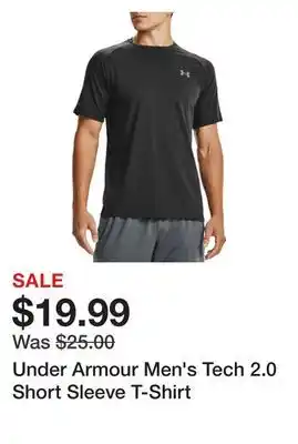 Dick's Sporting Goods Under Armour Men's Tech 2.0 Short Sleeve T-Shirt offer