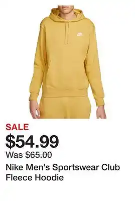 Dick's Sporting Goods Nike Men's Sportswear Club Fleece Hoodie offer