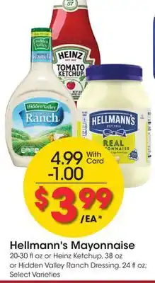 Kroger Hellmann's Mayonnaise offer