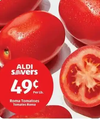 Aldi Roma Tomatoes offer