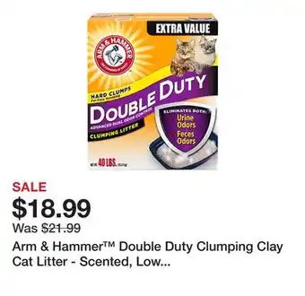 Petsmart Arm & Hammer Double Duty Clumping Clay Cat Litter - Scented, Low Dust, Low Tracking offer