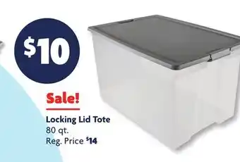 Family Dollar Locking Lid Tote offer