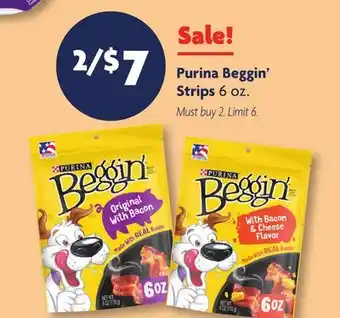 Family Dollar Purina Beggin' Strips offer