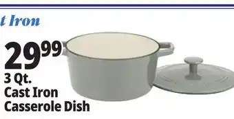 Ocean State Job Lot 3 QT. cast Iron Casserole Dish offer
