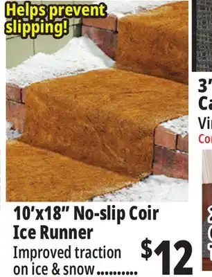 Ocean State Job Lot 10'x18 No-slip Coir Ice Runner offer