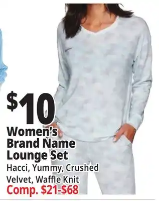 Ocean State Job Lot Women's Brand Name Lounge Set offer