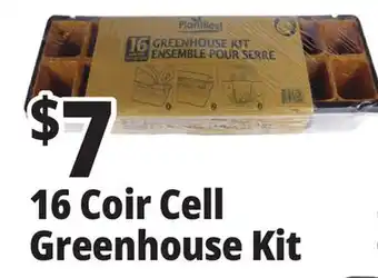 Ocean State Job Lot 16 Coir Cell Greenhouse Kit offer
