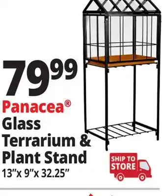 Ocean State Job Lot Panacea Urban Gardener Glass Terrarium Plant Stand offer